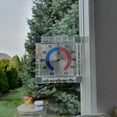 thumbnail image 4 of Outdoor Thermometer Square Clear Adhesive Patio Wall Window Thermometer, 4 of 6