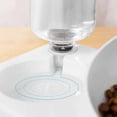 thumbnail image 5 of Pujing Automatic Large Capacity Plastic Food & Water Bowl Set with Pet Bowl for Cats & Dogs, White, 5 of 9