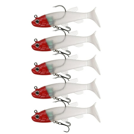 Hanas Highly Simulated Soft Shrimp Set Fishing Hook Fishing Tackle Sea Fishing