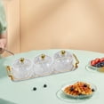 thumbnail image 3 of Youkk Fruit Snacks Serving Platter Serving Bowls Storage Container for Wedding Clear 3 Bowls, 3 of 9