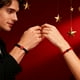 thumbnail image 1 of Pulseras de pareja con temática de San Valentín. Linda pulsera ajustable para pareja. Regalo ideal para San Valentín. Pulsera de metal., 1 of 6