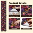 thumbnail image 4 of Peel and Stick Wallpaper Canvas Contact Paper Gothic Boho Plants Herbs Floral Motifs Candles Pumpkins Mushrooms Self Adhesive and Removable 17in x 118in, 4 of 8