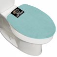 thumbnail image 1 of Funda de asiento para tapa de inodoro GORILLA GRIP, espuma viscoelástica gruesa, azul marino, 1 of 9