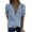 Bleu Clair, variante sur Tralilbee Nouveau Femmes de la Mode Tout-Match V-Cou à Manches Courtes Tops Dentelle Garniture Imprimé Motif Décontracté T-Shirts Amples