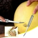 thumbnail image 3 of Cuchillo de pomelo Cortador de acero inoxidable curvado con dentados | Cuchillo de fruta de doble cara con diente de sierra | Asa cómoda | Herramienta precisa para rodajas de cítricos | Utensilio, 3 of 5