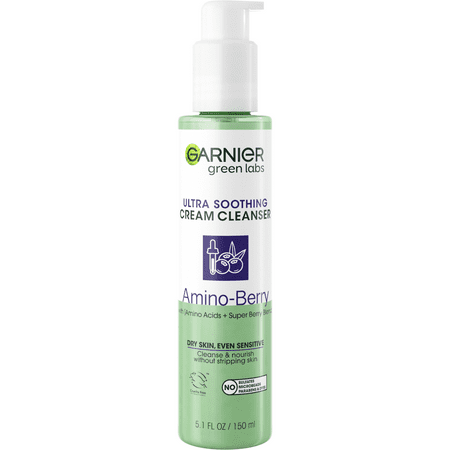 UPC 603084070091 product image for Garnier Green Labs Ultra Soothing Amino Berry Cream Cleanser Amino Berry  5.07 f | upcitemdb.com