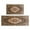 Boho Brown Pattern, variant on Boho Brown Pattern Kitchen Rugs and Mats Sets Of 2, Funny Kitchen Decoration Rubber Backing Non-Slip Absorbent Mats for Sink Waterproof Runner Rug for Laundry Room 17x30 17x48inch