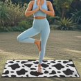 thumbnail image 5 of XYZCANDO Cow Print Pattern Sweatproof Car Seat Cover Towel for Running Workout Yoga, Machine Washable Soft Car Seat Towel Cover, 5 of 11