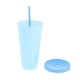thumbnail image 5 of Vasos de plástico que cambian de color - Vasos que cambian de color Vasos para bebidas frías con tapas y - 5 vasos reutilizables que cambian mixto yotijar taza de café, 5 of 10