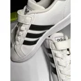 thumbnail image 2 of Adi - dasKids' Grand Court Sneaker Little/Big Kid Black stripes, 2 of 6