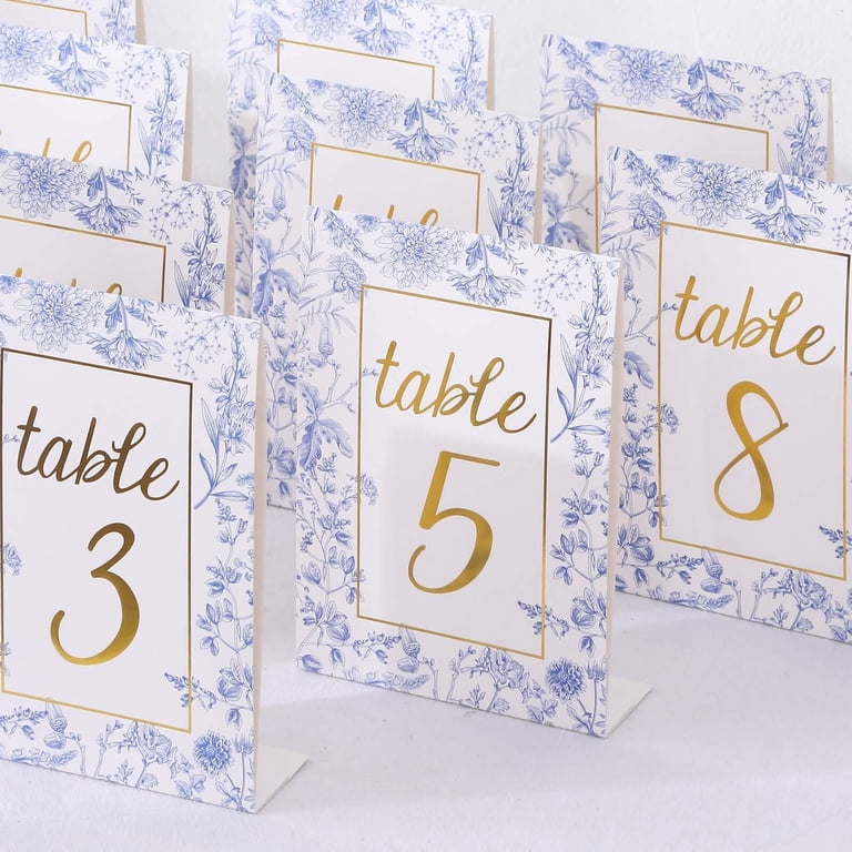 How to print table numbers for wedding | Honestweddingadvice.com