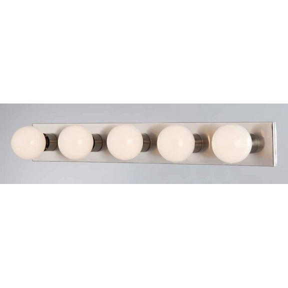 Volume Lighting 1025-33 5 Light 30" Width Bathroom Vanity Strip - Nickel