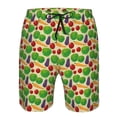 thumbnail image 3 of Goofa Vegetable Printed Mens Swim Trunks Summer Quick Dry Short Beach Swimwear Bathing Suits-Medium, 3 of 9