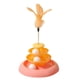 thumbnail image 3 of Juguete de pista de bolas para gatos, juego de ejercitador de rodillos de juguete para gatos de interior, juguete interactivo para gatos, juguete gira Rosa, 3 of 8