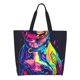 thumbnail image 1 of Fotbe Neon Pop Art Pitbull Bolsa Tote Estética de Lona con Estampado para Mujer - Bolsa Reutilizable de Hombro Casual para Vacaciones, Compras, Trabajo y Gimnasio, 1 of 8