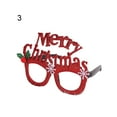 thumbnail image 2 of Bueautybox Christmas Glasses Frame Glitter Xmas Party Eyeglasses Christmas Costume Glasses Eyewear Party Favors for Christmas Decorations, Assorted Styles, 2 of 7