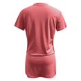 thumbnail image 4 of Vacation Outfits for Women Cropped Short Sleeve Tshirt Matching Tennis Skort Sets Summer Lounge Skirt Sets Orange XXL, 4 of 5