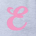 thumbnail image 2 of CafePress - E Pink Initial_Tr - Cute Infant Baby Football Bodysuit, 2 of 3