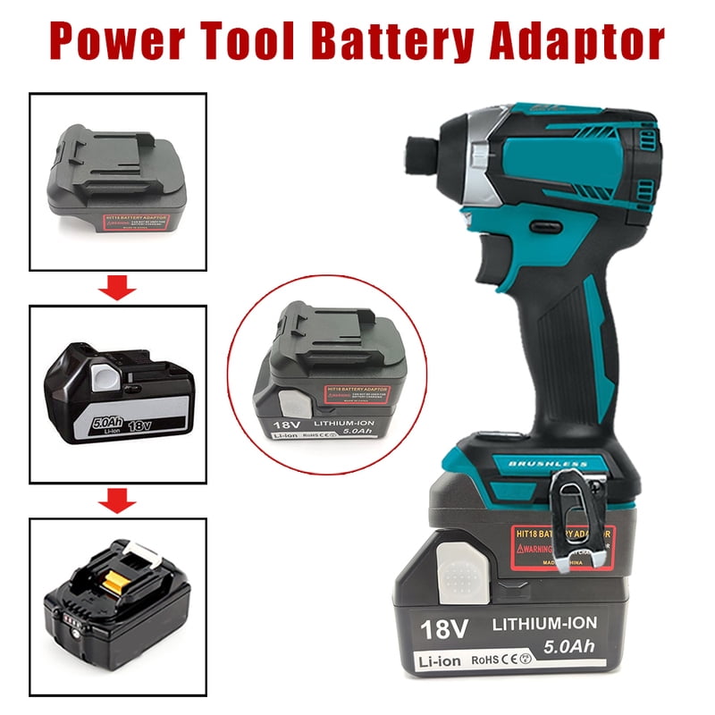 For Hi*ta*chi&Hi*ko*ki 18V Lithium Batteries for Ma*kita 18V Battery Power Tools Battery Adapter Converter