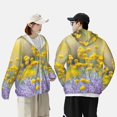 thumbnail image 4 of Vsdgher Flowers And Butterflies Print Adult Hoodie Shirts Rash Guard for Men Women,Long Sleeve Sun Protection Fishing Shirts for Athletic Running Swim-XX-Large, 4 of 7