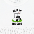 thumbnail image 4 of Inktastic Baby Golfing New to the Club Girls Baby Dress, 4 of 5