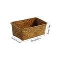 thumbnail image 2 of Woven Storage Basket for Desktop and Home Organization | Handwoven Wicker Storage Bin for Clutter Management and Decor, 2 of 5