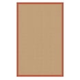 thumbnail image 2 of Contemporary Home Living 1.75' x 2.75' Tufted Solid Bordered Area Throw Rug - Beige and Burnt Orange, 2 of 7