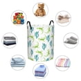 thumbnail image 2 of Cute Lizard Gecko Cactus Green Laundry Basket, Laundry Hamper Waterproof Laundry Bag Clothes Hamper Laundry Bin with Handles for Bedroom, Living Room, Kids Room-#, 2 of 5
