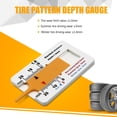 thumbnail image 3 of MYG Plastic tire tread ruler 0-20MM vernier depth caliper tire tread depth ruler, 3 of 9