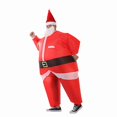 thumbnail image 2 of Santa Claus Costume Santa Claus Inflatable Costume Funny Party Activity Prom Props Pxcl_Perfect Gift, 2 of 5