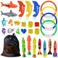 thumbnail image 1 of Juguetes de buceo en piscina Jasonwell, 25 unidades, para niños y adultos, 1 of 8