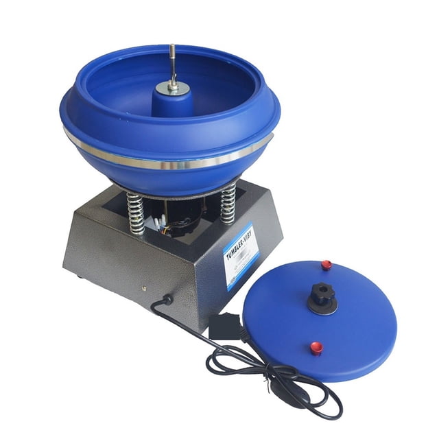 Vibration Polishing Machine 12 Inch Jewelry Jade Jade Vibration Grinding Machine Metal Deburring Machine Equipment ,Enhanced Safety Features