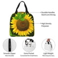thumbnail image 3 of KLL Sunflower3 Print Insulated Lunch Bag Women, Reusable Cute Tote Lunch Box for Adult & Men, Leakproof Cooler Lunch Bags for Work Office Travel Picnic, 3 of 5