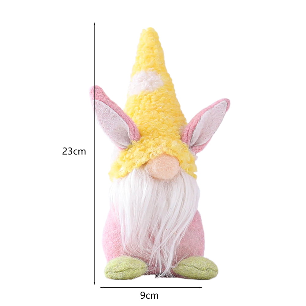Easter Gnome Bunny Doll Plush Faceless Rabbit Dwarf Carrot Toys Home Decor