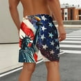 thumbnail image 5 of Taqqpue 4th&nbsp;of&nbsp;July&nbsp;Shorts&nbsp;for&nbsp;Women&nbsp;USA&nbsp;Flag&nbsp;Printed&nbsp;Elastic&nbsp;Waist&nbsp;Drawstring&nbsp;Summer&nbsp;Casual Swim Trunks with Compression Liner, 5 of 5