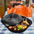 thumbnail image 2 of 0.8l Ceramic Black Casserole Clay Pot: Ceramic Cooking Pot - Clay Pot Cooking With Lid For Stew, Soup, Steam, Oven Safe, 2 of 8