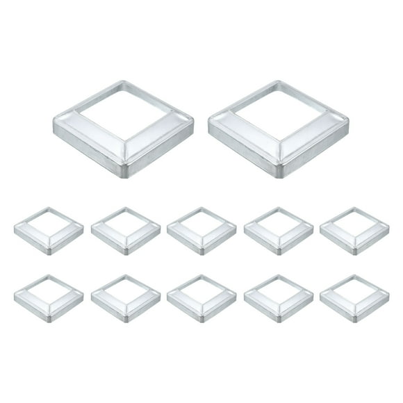 12Pack Post Base Cover, 6x6 Metal Integral Style Post Skirt Porch Column Wrap(4x4)
