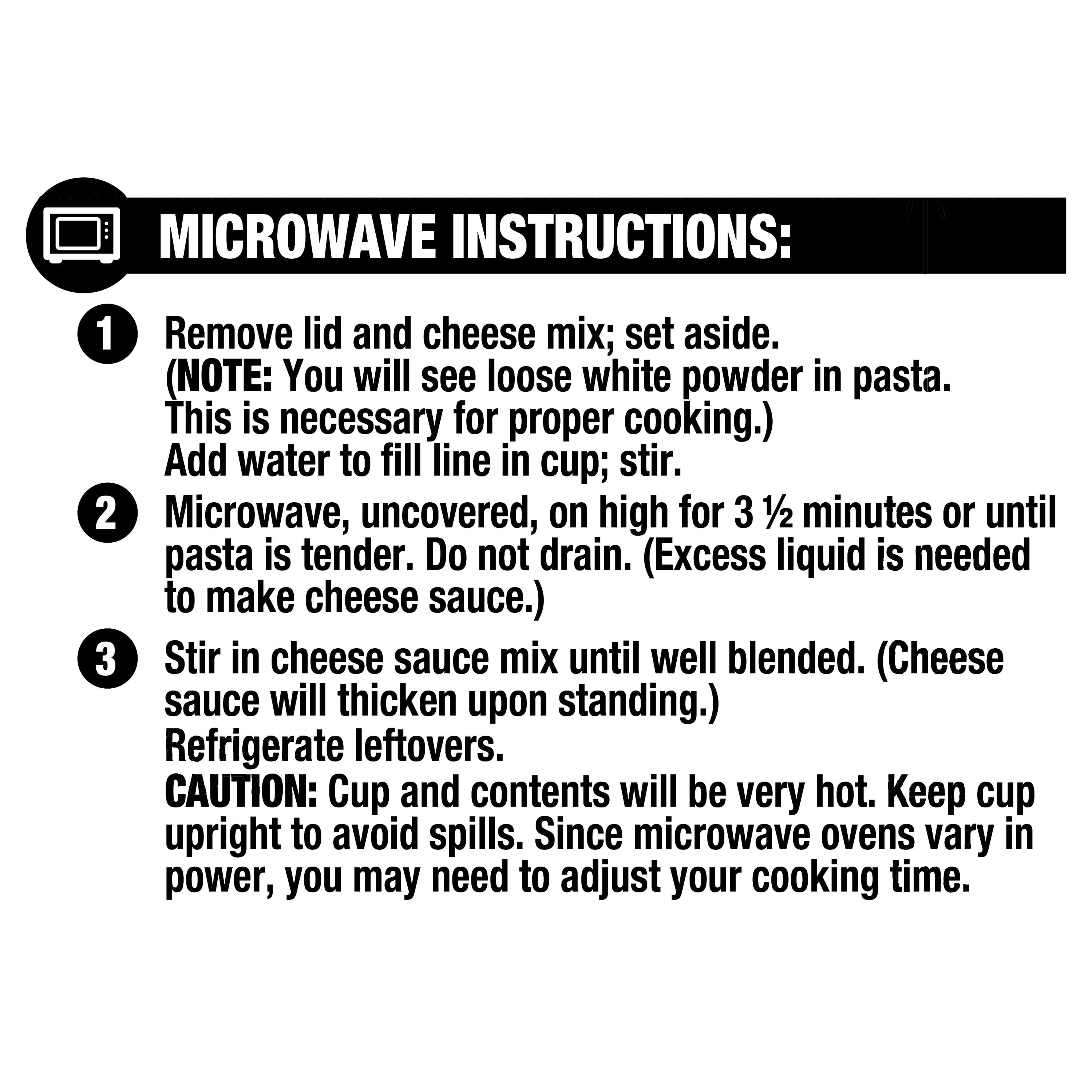 (6 pack) Great Value Three Cheese Macaroni & Cheese, 2.05 oz, 4 Count (Shelf Stable)