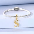 thumbnail image 4 of Dije Universal de Piscis Dorado Bañado en Plata, 4 of 7