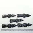 thumbnail image 2 of 5 Obsidian Ornamental Tomahawk Heads #8125  Ax Axe Hatchet, 2 of 4