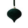 thumbnail image 2 of Flocked Christmas Ball Ornament Soft Textured Hanging Decoration For Tree Holiday Home Display Cozy Velvet Like Finish For Traditional Modern Designs , 1pcs, Green, 2 of 3
