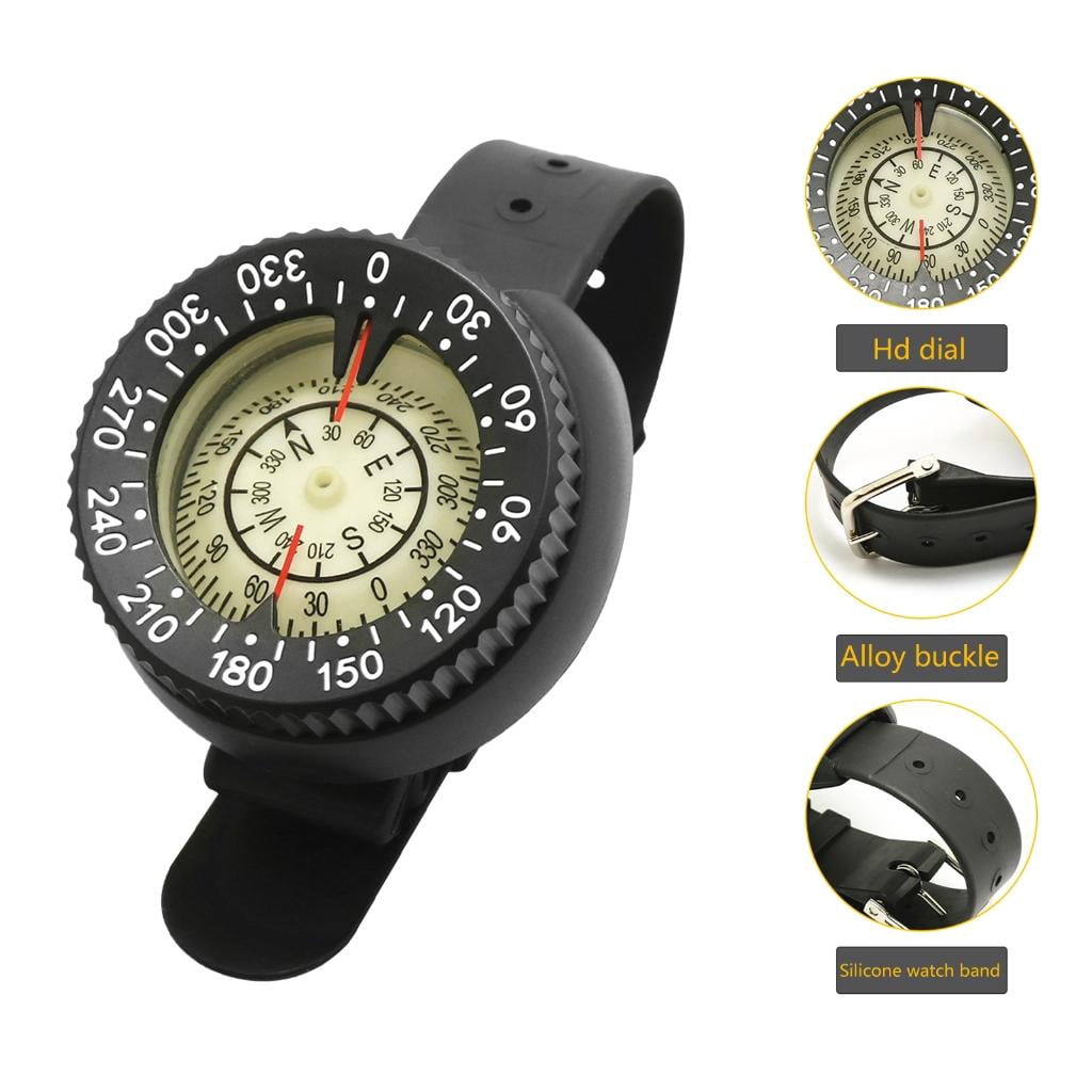 CEORPER Outdoor Diving Navigations Compasses Wrist Strap Type Compasses Enduring
