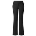 thumbnail image 1 of MixMatchy Women's Relaxed Boot-Cut Stretch Office Pants Trousers Slacks, 1 of 6