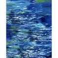 thumbnail image 3 of Wiley, Marta 12x14 Black Modern Framed Museum Art Print Titled - River II Study Blue Dark, 3 of 5