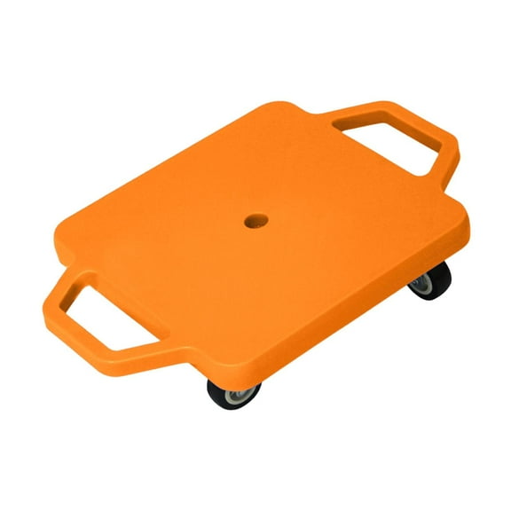 Pitycbo Floor with Handles Sitting Scooter for Home Outdoor Activities Orange