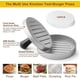 thumbnail image 3 of Prensa de hamburguesas de aluminio, prensa de hamburguesas Smash, molde antiadherente para hacer hamburguesas para carne molida rellena/deslizadores/salchichas/verduras/salmón Patty BBQ Ormromra WMSS-68, 3 of 7