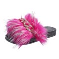 thumbnail image 2 of Moda mujer sólido tobillo rebaño verano diapositiva sandalias planas chanclas Shose Wmkox8yii  hj789, 2 of 4