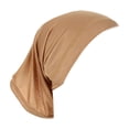 thumbnail image 3 of Gorra de mujer de algodón de seda de alta elasticidad con fondo cilíndrico monocromático, 3 of 5