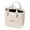 Blanc, variante sur Tachiuwa Sac Fourre-Tout en Toile pour Femmes Portable Polyvalent Simple et à la Mode Sac à Main Kaki