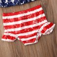 thumbnail image 6 of Douhoow Summer Toddler Baby Girl Swimwear Independence Day Swimsuit Ruffle Bathing Suit Beachwear, 6 of 8